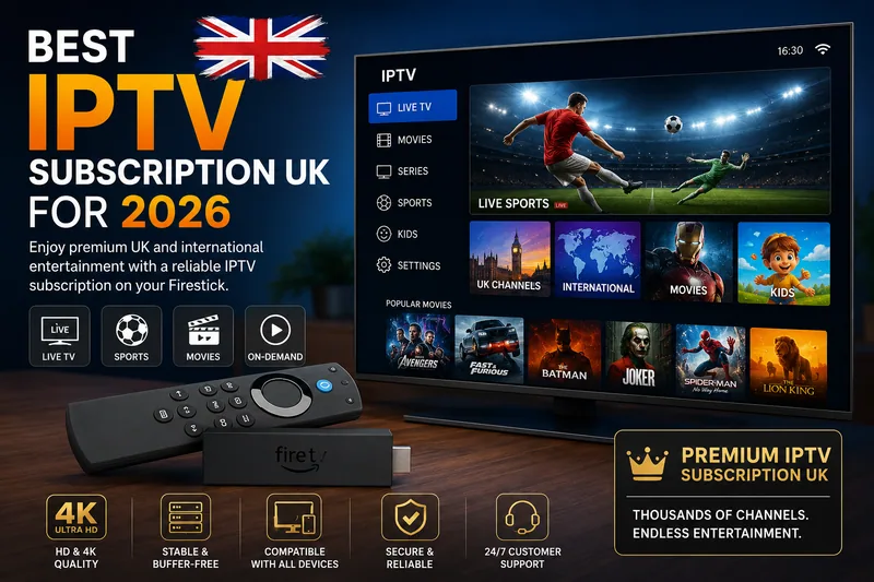 IPTV Subscription UK streaming live channels on Amazon Firestick