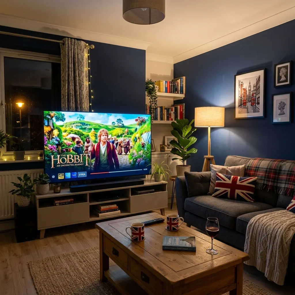 Amazon Firestick setup with an IPTV player for live TV and on-demand entertainment.