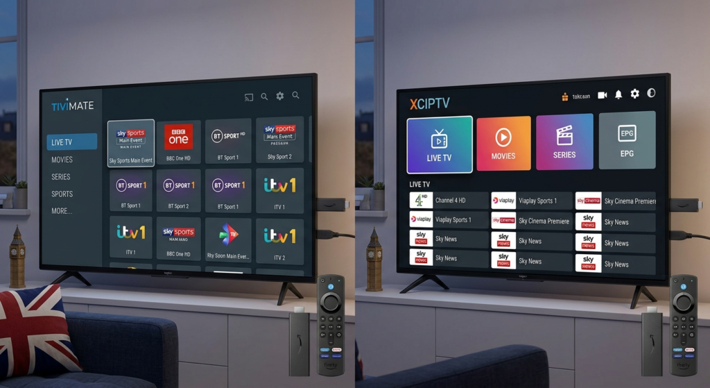 best iptv for firestick apps interface uk streaming tv channels