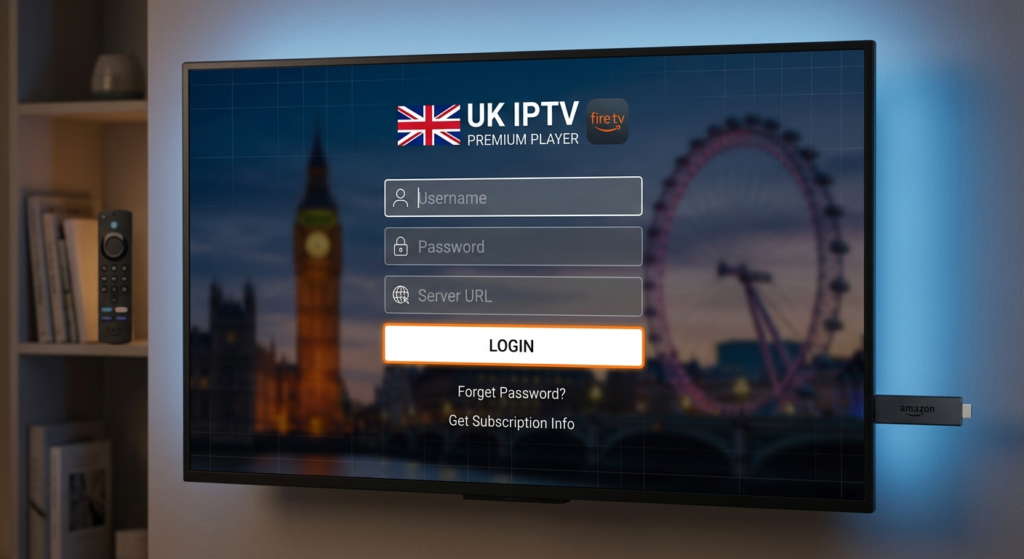 iptv subscription uk login screen on firestick iptv for firestick setup